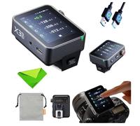 Godox X3 Pro X3Pro C Déclencheur Flash sans Fil TTL pour Canon, Contrôle Bluetooth et Application et Déclencheur de l'Appareil Photo, 2.4GHz HSS, Écran Tactile Couleur 1,3", Contrôle de l'Obturateur.
