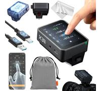Godox X3 Pro X3PRO-F Déclencheur Flash TTL sans Fil pour FUJIFILM, Écran Tactile, 2.4GHz Système X, Contrôle Bluetooth & App, HSS, Shutter Control, Recharge USB-C Rapide