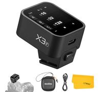 Godox X3F X3-F Déclencheur de Flash pour Fuji, 2.4G TTL Fujifilm Flash Trigger, Support TTL Auto/Manuel/Multi Flash, Batterie Li-ION Intégrée, écran OLED Haute Définition