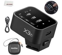 Godox X3F X3 F X3-F Trigger, Godox Flash Trigger, Touch Screen TTL Wireless Flash Trigger, with TCM Conversion, Built-in 3.7V 850mAh Li-ION Battery, Approx 7 Days Standby for Fuji Cameras