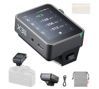 Godox X3Pro-C Déclencheur de Flash pour Appareil Photo Canon, Grand LCD Écran Touch avec 2.4G sans Fil Trigger Flash, Transmetteur de Flash Canon et Godox Flashs
