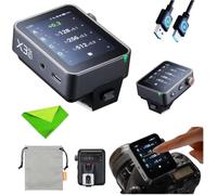 Godox X3Pro X3 Pro C Déclencheur Flash TTL pour Canon R5 R6 II R8 R10 R7 | Pour V1 V1Pro V100 V860III AD200Pro AD300Pro AD600Pro TT685II. Émetteur Tactile 2,4G X System (Mise à Niveau X3-C)