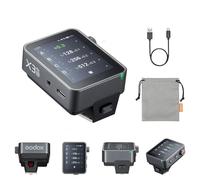 Godox X3ProS TTL Trigger Déclencheur de flash sans fil 2,4 G Écran tactile couleur 32 canaux 16 groupes avec 3 modes d'enregistrement, batterie au lithium intégrée, prise en charge de l'application
