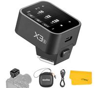 Godox X3S X3-S TTL déclencheur flash sans fil pour appareil photo Sony, émetteur flash tactile sans fil 2.4G, support TTL auto/manuel/multi, batterie au lithium intégrée, écran OLED haute