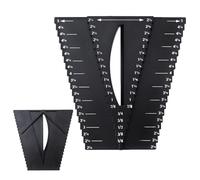 Godpqiui Chercheur de Centre pour le Travail du Bois,Règle de Mesure d'Angle 2 en 1 | Localisateur de Centre | pour Atelier Rénovation Fabrication de Meubles Charpente Chantier