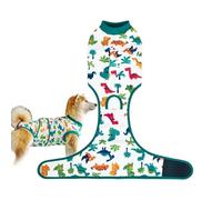 Godpqiui Combinaison de Récupération pour Chien | Vêtement Anti Léchage pour Chien,Textile Respirant Confortable Réhabilitation Quotidienne Soin Prévention Intérieur Extérieur
