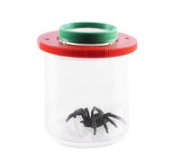 Godpqiui Conteneur de loupe de ver | Kit de Collecte de visionneuse d'insectes | Caterpillars Cups Kits de Sciences éducatives Récipient de Culture d'araignées avec loupe