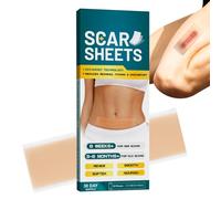 Godpqiui De Silicone Pour Cicatrices | 10 Feuilles Douces Respirantes Soins De Peau,Bandes De Silicone Pour Cicatrices - Pour Récupération Après Césarienne, Brûlures,