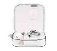 Godpqiui Housse en Silicone pour Rien d'oreille (1), Housse de Protection pour boîte de Chargement d'écouteurs translucide, Transport Facile Anti-Perte et Antichoc avec Un à Verrouillage