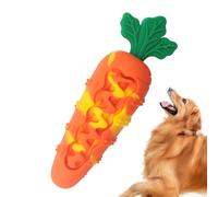 Godpqiui Jouets à Mâcher pour Chiots en Poussée Dentaire - Jouets Couineurs en Forme De Carotte pour Chien | Produit Solide d'Éducation et pour Occasions comme Pâques Anniversaire Halloween Voyage