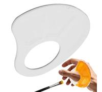 Godpqiui Palette d'artiste | Plateau De Mélange pour Peinture À l'huile avec Prise pour Pouce,Palettes De Peinture Portables pour,pour Adultes Débutants Artistes Salle De Classe Artisanat