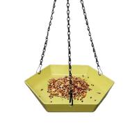Godpqiui Petit Bain d'oiseaux,Abreuvoir Extérieur Polygonal pour Oiseaux - Bassin Suspendable Décoration Jardin pour Fenêtre Balcon Terrasse Patio Porche Observation Oiseaux