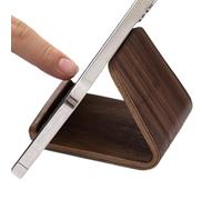 Godpqiui Support Téléphone Bureau | Support Smartphone en Bois | Tablette Bureau - pour Femmes Passionnées De Tech Télétravail Appartement Comptoir De Cuisine Salon Chambre Espace Étude