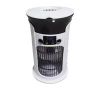 Godpqiui Ventilateur d'Air Compact | Rafraîchisseur d'Air pour Chambre - Ventilateur USB avec LED pour Chambre, Salon, Garage et Camping