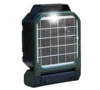 Godpqiui Ventilateur solaire Petite Lampe LED Réglable avec Minuterie