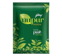 Godrej Nupur Mehendi poudre de henné 9 Herbes Blend, 120-g (2 Pack)