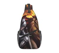 God'S Armor Lion Warrior Prayer Sac à bandoulière Sac à bandoulière Sac à dos de voyage pour homme Sac à dos de randonnée Sac à dos de randonnée