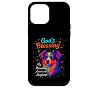 God's Blessing Miniature American Shepherd Faith Coloré Coque pour iPhone 12 Pro Max