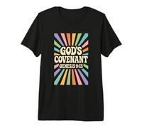 God's Covenant Genesis 9:13 - Arc-en-Ciel - Sainte Foi chrétienne T-Shirt Haut de Gamme