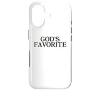 God's Favorite - Slogan Religion, Amour, église, culte du Christ Coque pour iPhone 17