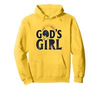 God's Girl : Inspiration de Foi Colombe céleste, chrétiens Sweat à Capuche, Unisexe pour Adultes, Citron, M