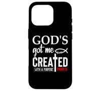 God's Got Me Christian Ephesians 2:10 Created with a Purpose Coque pour iPhone 16 Pro