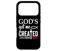 God's Got Me Christian Ephesians 2:10 Created with a Purpose Coque pour iPhone 17 Pro