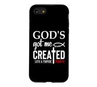 God's Got Me Christian Ephesians 2:10 Created with a Purpose Coque pour iPhone SE (2020) / 7/8