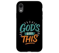 God's Got This - Citation Vintage Christian Faith Coque pour iPhone XR