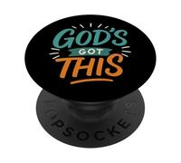 God's Got This - Citation Vintage Christian Faith PopSockets PopGrip Adhésif