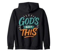 God's Got This - Citation Vintage Christian Faith Sweat à Capuche