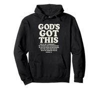 God's Got This Joshua 1:9 Verset biblique chrétien Sweat à Capuche