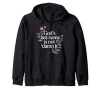 God's Last Name is Not Damn It Church Sarcasm Jokes - Sweat à Capuche