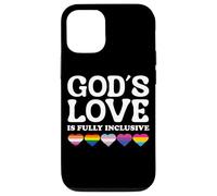 God's Love is Fully Inclusive LGBTQIA+ Gay Pride Christian Coque pour iPhone 12/12 Pro