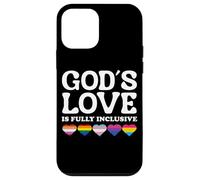 God's Love is Fully Inclusive LGBTQIA+ Gay Pride Christian Coque pour iPhone 12 Mini