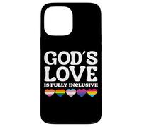 God's Love is Fully Inclusive LGBTQIA+ Gay Pride Christian Coque pour iPhone 13 Pro Max