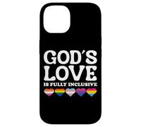 God's Love is Fully Inclusive LGBTQIA+ Gay Pride Christian Coque pour iPhone 14