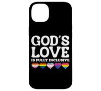 God's Love is Fully Inclusive LGBTQIA+ Gay Pride Christian Coque pour iPhone 14 Plus