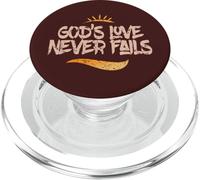 God's Love Never Fails - Célébrez l'amour du Christ PopSockets PopGrip pour MagSafe