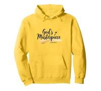 Gods Masterpiece Child of God Inspirational Faith Citation Sweat à Capuche, Unisexe pour Adultes, Citron, L