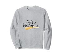 Gods Masterpiece Child of God Inspirational Faith Citation Sweatshirt, Unisexe pour Adultes, Gris Chiné, XXL