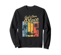 God's Own Place Kerala Rétro Backwater Design Sweatshirt