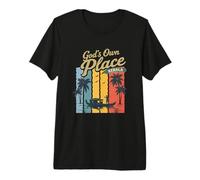 God's Own Place Kerala Rétro Backwater Design T-Shirt Haut de Gamme