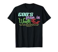 God's Plan is Worth The Wait Bible Verse Christian T-Shirt