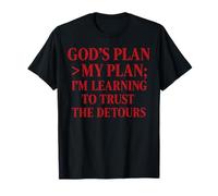 God's Plan > My Plan Christian Citation La Bible T-Shirt