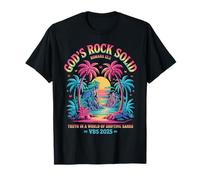 God's Rock Solid Breaker Rock Beach VBS 2025 Christian T-Shirt