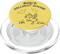 God's Silliest Goose Lover Funny Insolite Goose Lover PopSockets PopGrip pour MagSafe