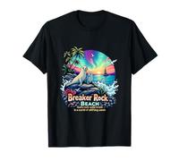 God's Solid Beach Breaker Rock Camp Rétro VBS 2025 Beach T-Shirt