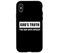 God's Truth The New Hate Speech: Political Correctness Coque pour iPhone X/XS