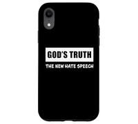 God's Truth The New Hate Speech: Political Correctness Coque pour iPhone XR
